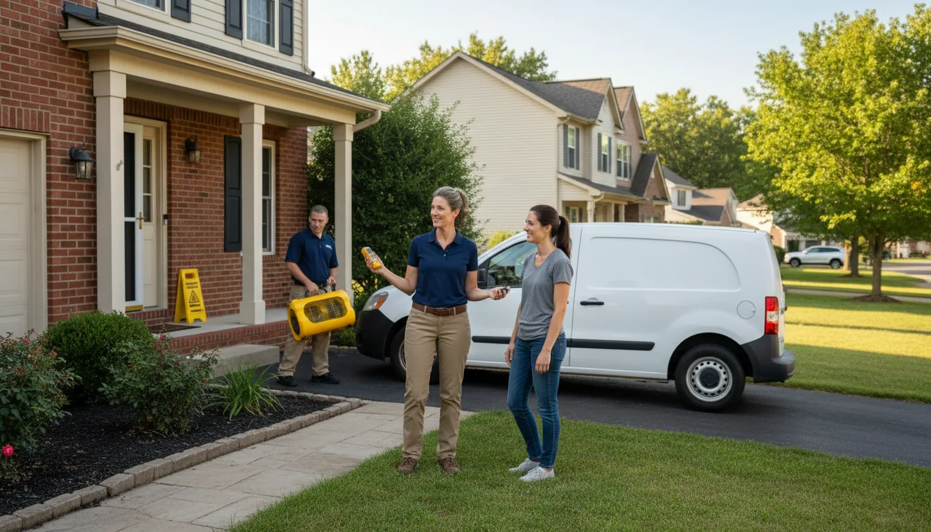 Water restoration image for Emergency Water Damage Restoration in Somerdale, OH